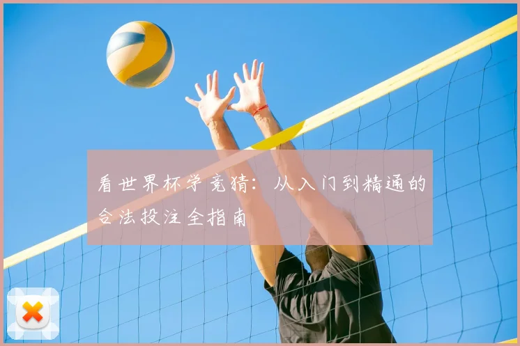 看世界杯学竞猜:从入门到精通的合法投注全指南
